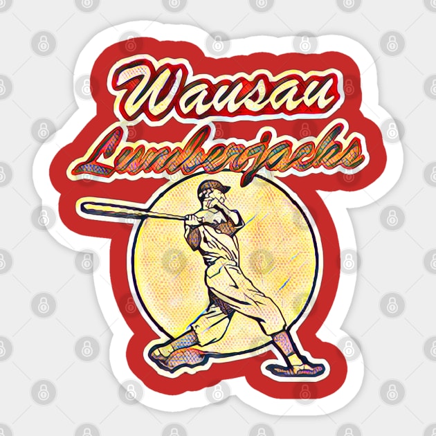 Wausau Lumberjacks Baseball Sticker by Kitta’s Shop